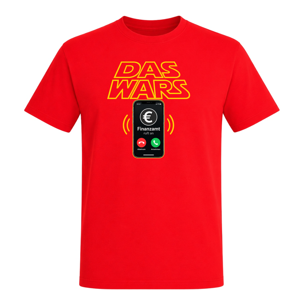 Das Wars Finanzamt - T-Shirt - Red
