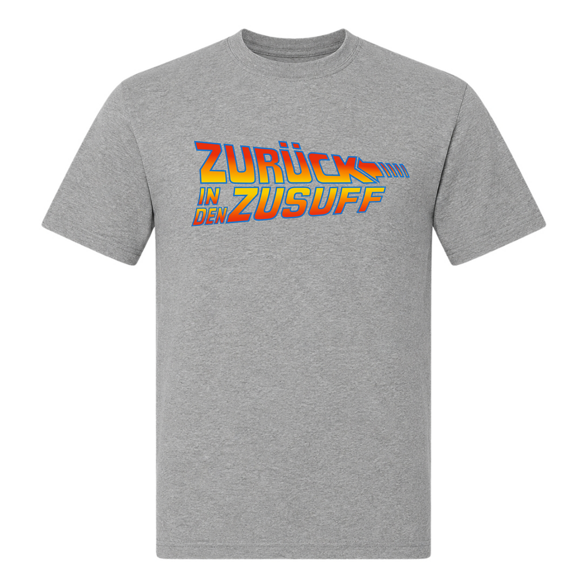 Zurück in den Zusuff - T-Shirt - Grey Melange