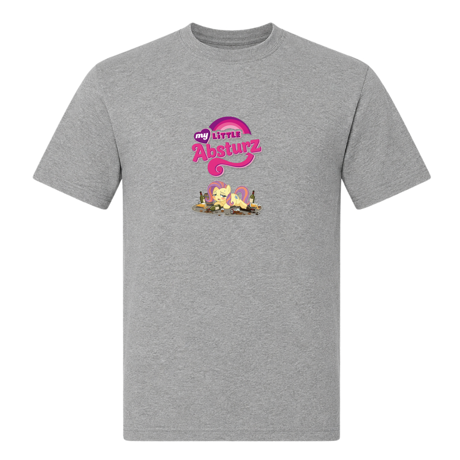 My little Absturz-T-Shirt - Grey Melange