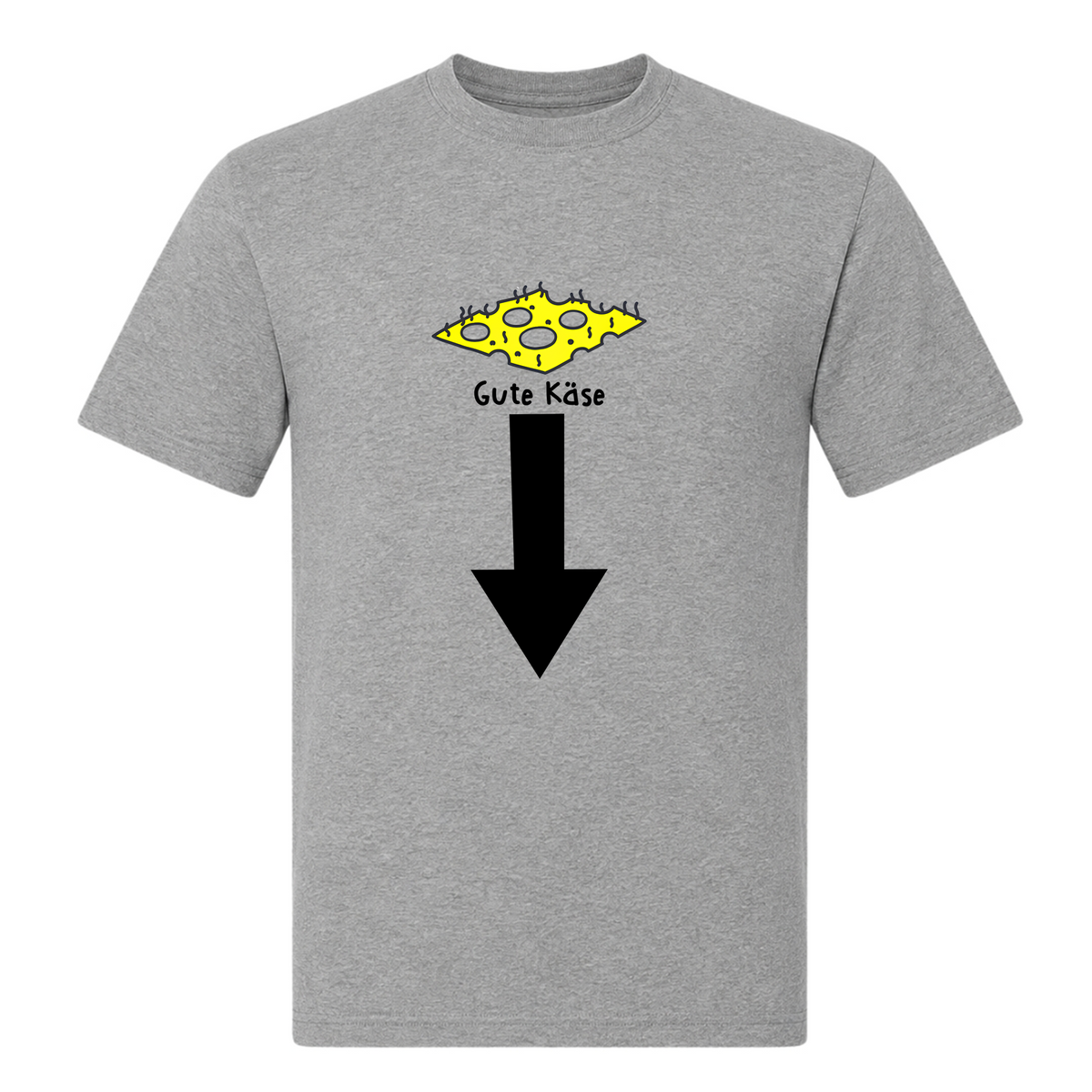 Gute Käse - T-Shirt - Grey Melange