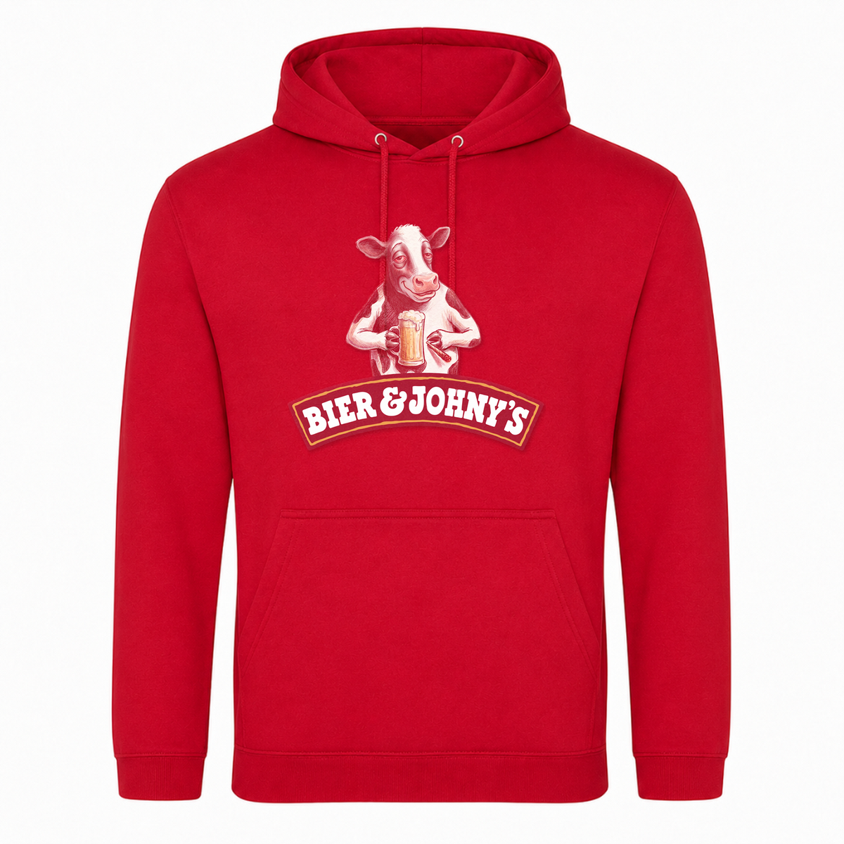 Bier&Johhnys - Hoodie - rot