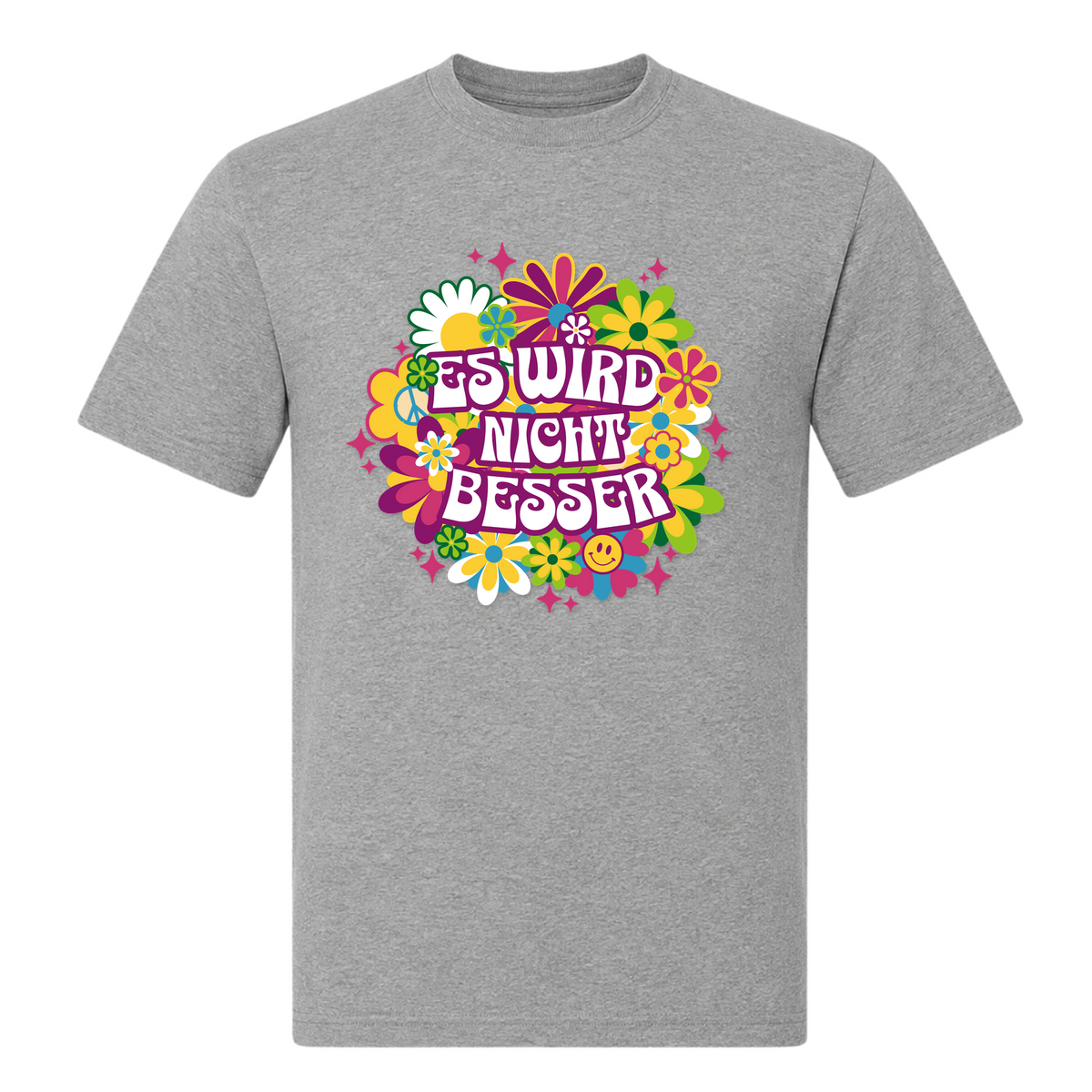 Es wird nicht Besser - T-Shirt - Grey Melange