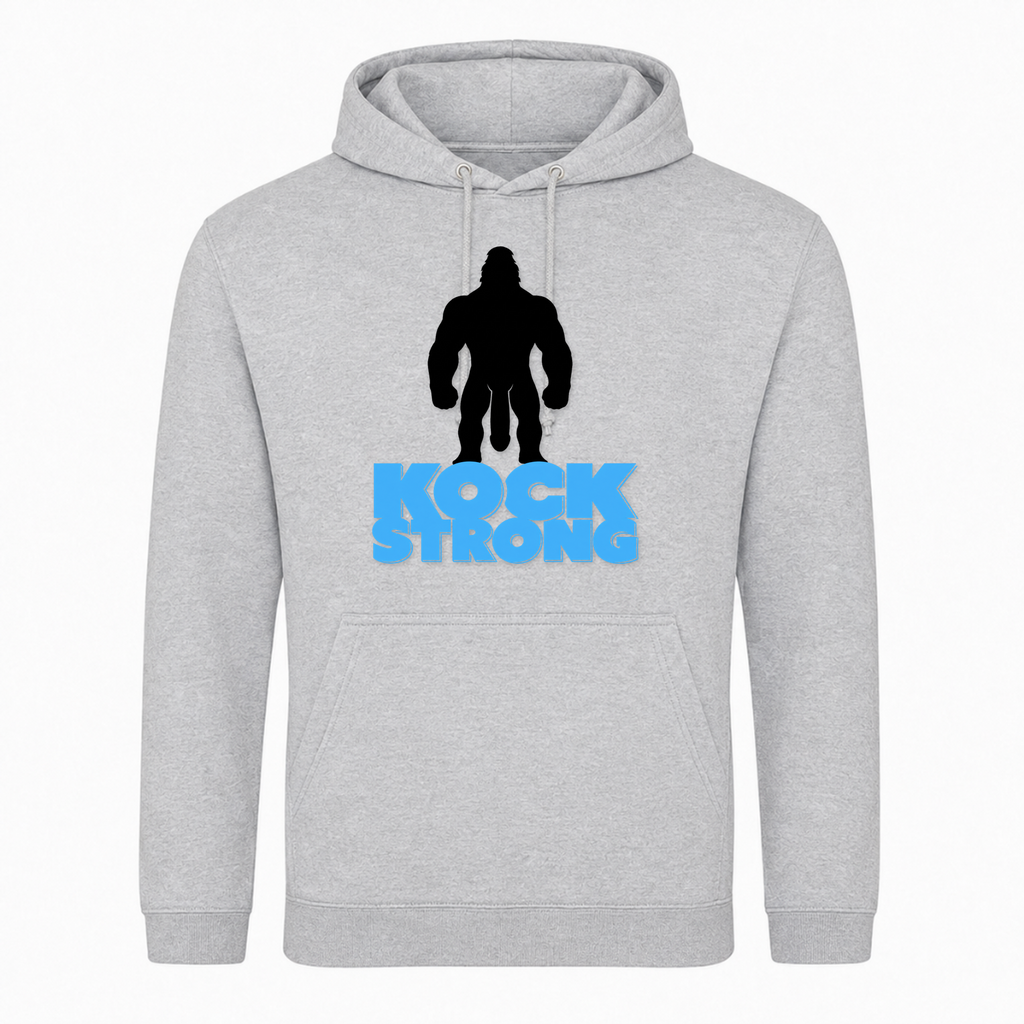KockStrong - Hoodie -  Heather Grey