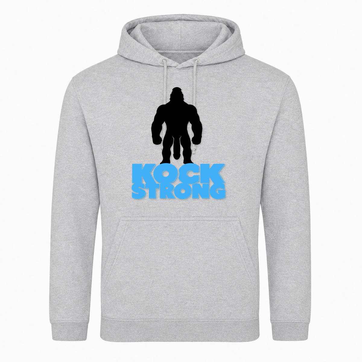 KockStrong - Hoodie -  Heather Grey