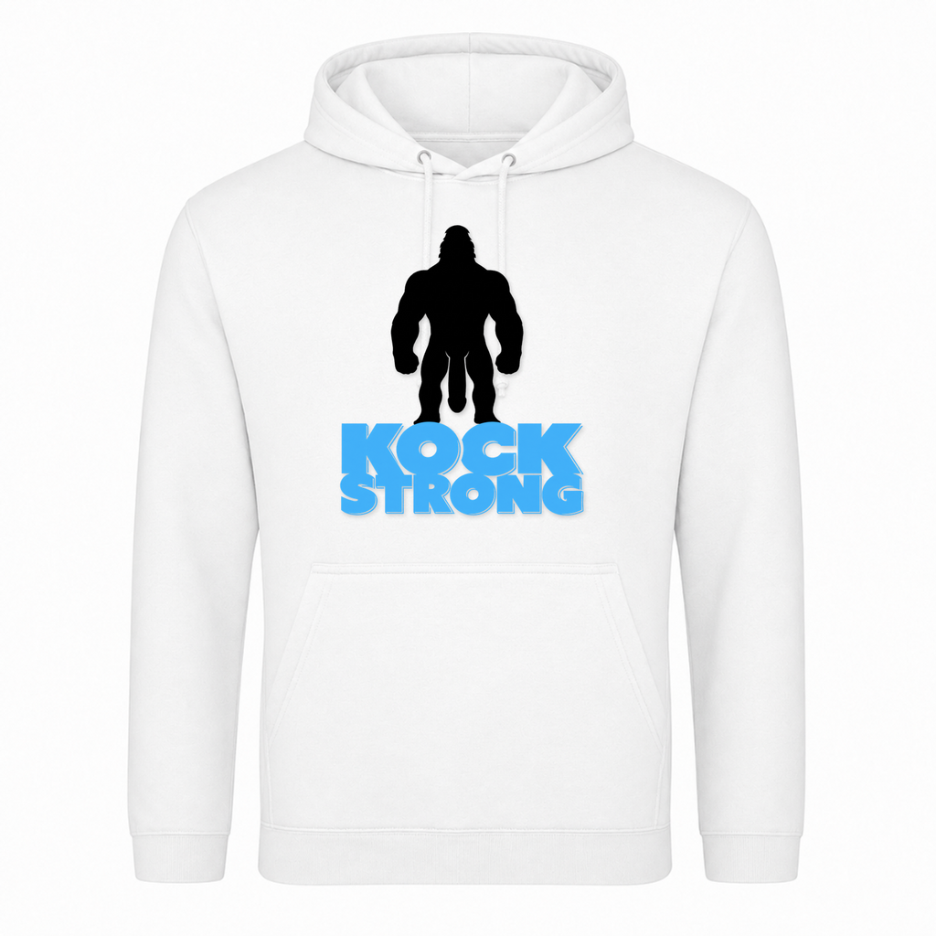KockStrong - Hoodie - Weiß