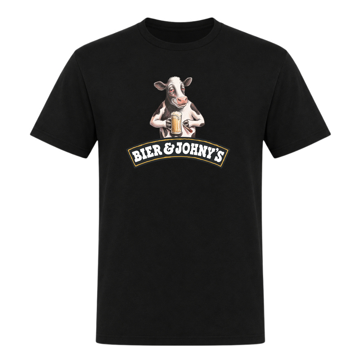 Bier&Johhnys - T-Shirt - Deep Black