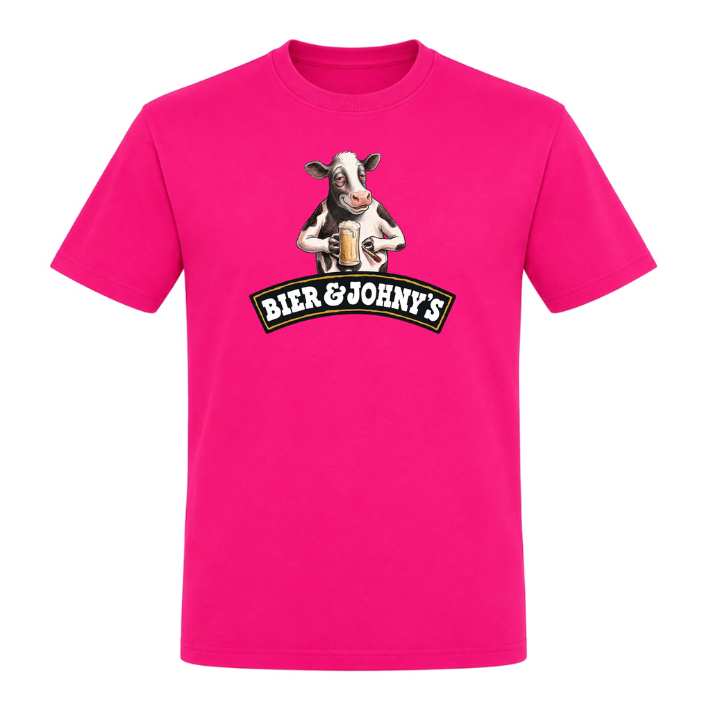 Bier&Johhnys - T-Shirt - Fuchsia