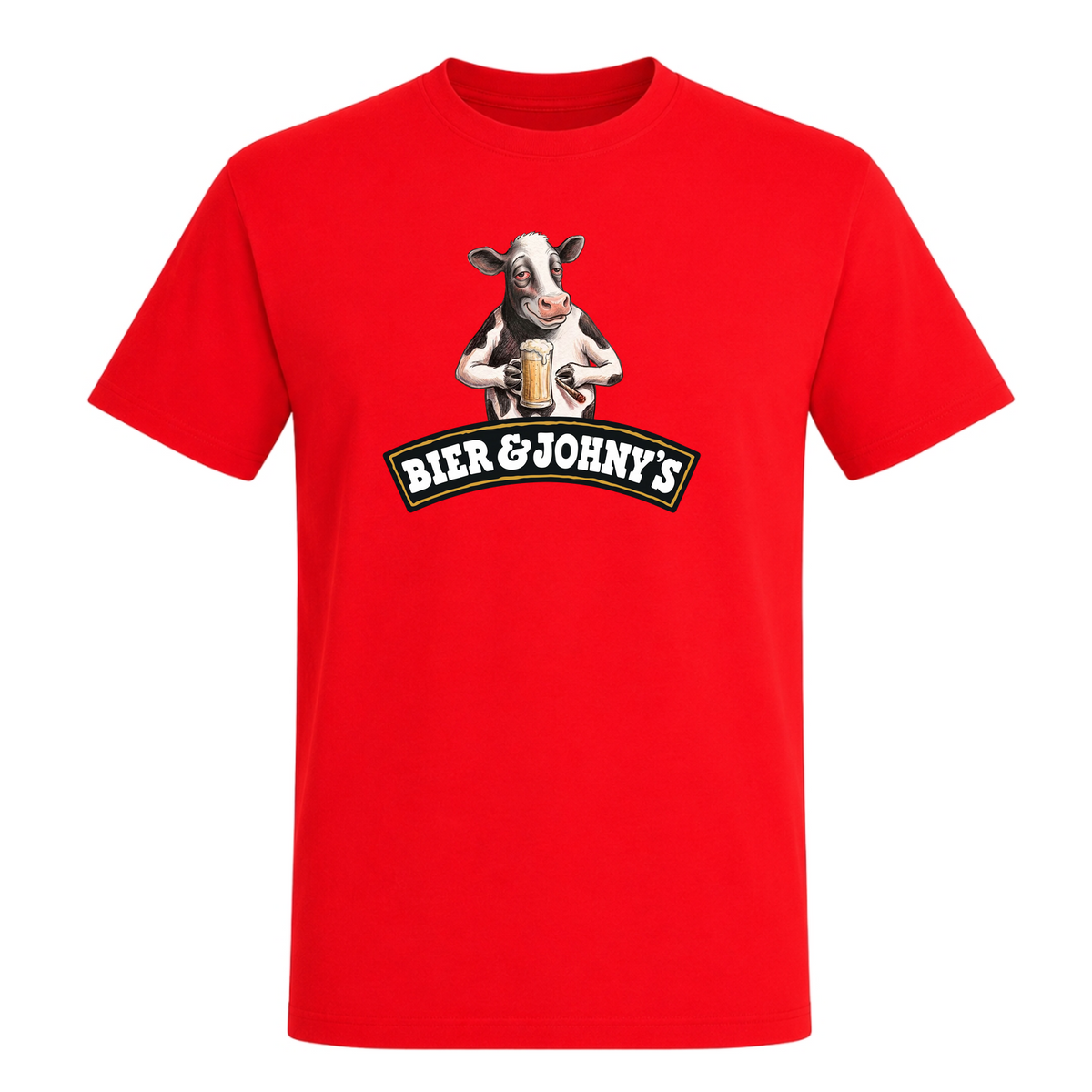Bier&Johhnys - T-Shirt - Red