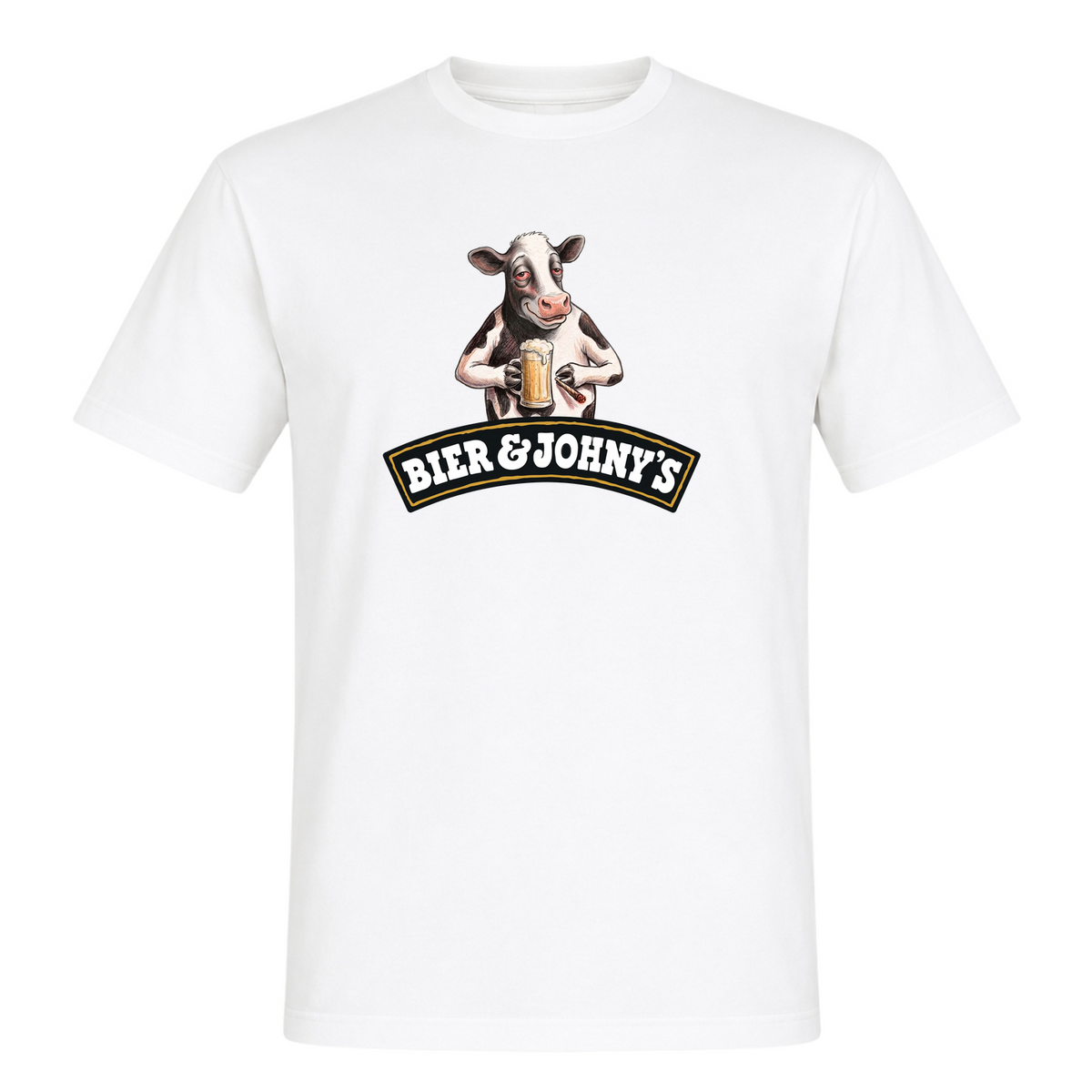 Bier&Johhnys - T-Shirt - White