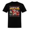 Lächeln und Trinken - T-Shirt - schwarz