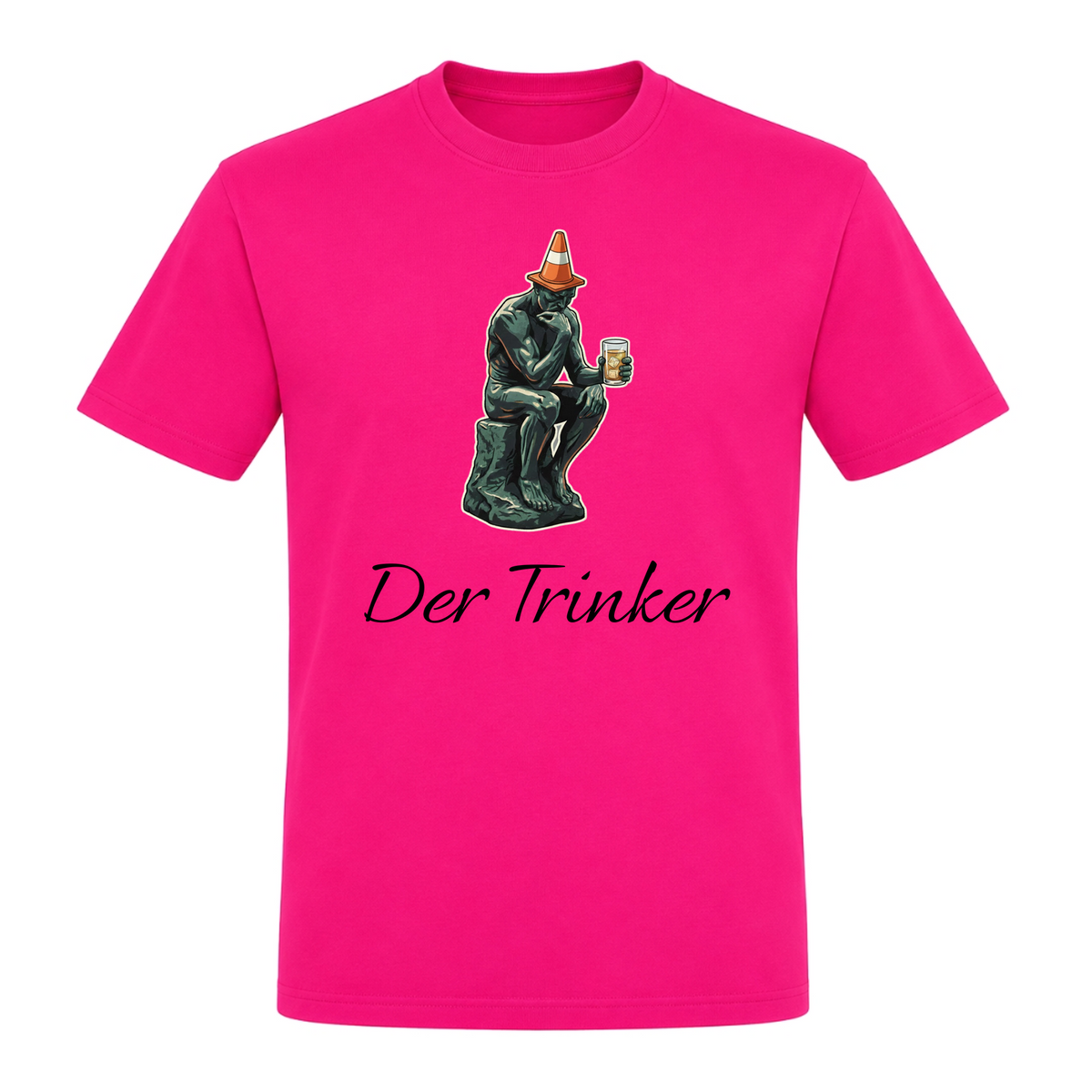 Der Trinker - T-Shirt - Fuchsia