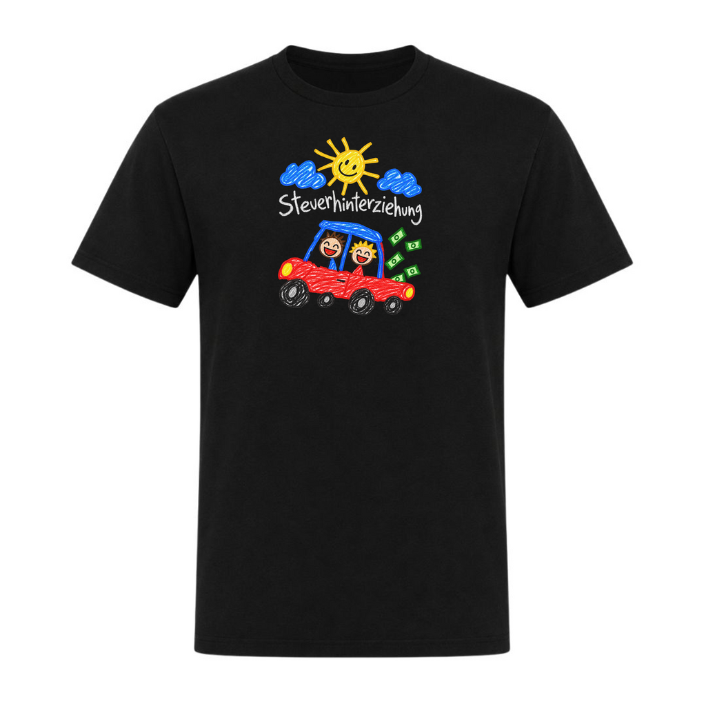 Steuerhinterziehung - T-Shirt - schwarz