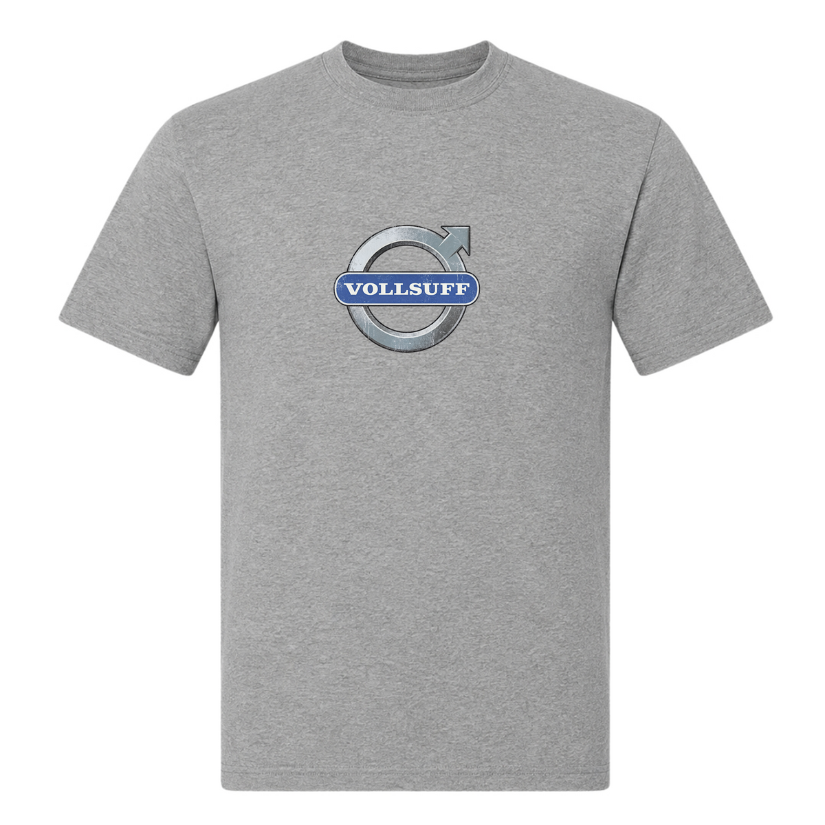 Vollsuff-T-Shirt - Grey Melange
